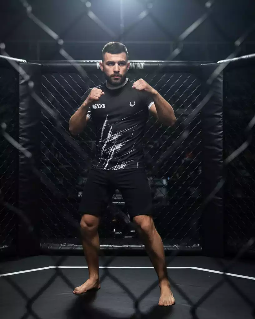 Ensemble rashguard JJB et spats Kazeko - pack compression MMA rashguard homme grappling