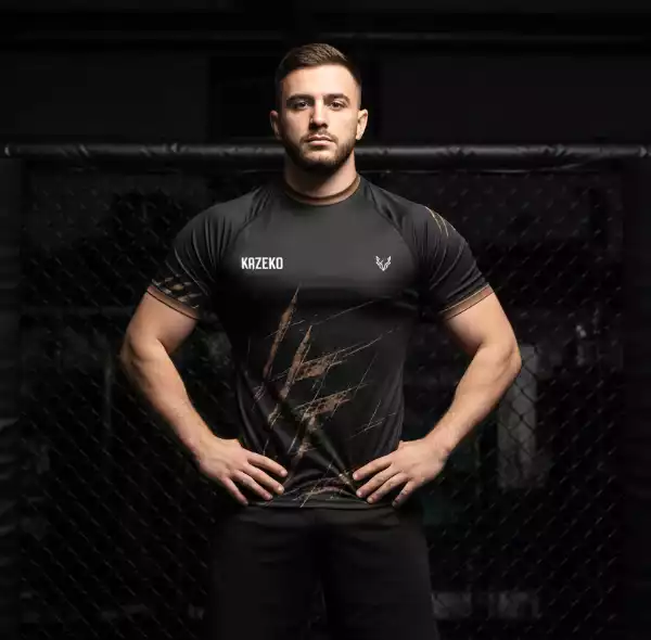 Rashguard JJB K1 Kazeko - tee shirt MMA rashguard manche courte tatami